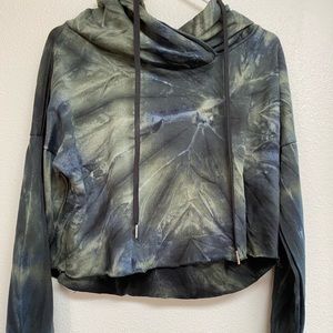 Crop Top Tiedye Hoodie